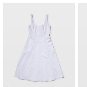 Club Monaco Wide Neck White Dress - Size 10
